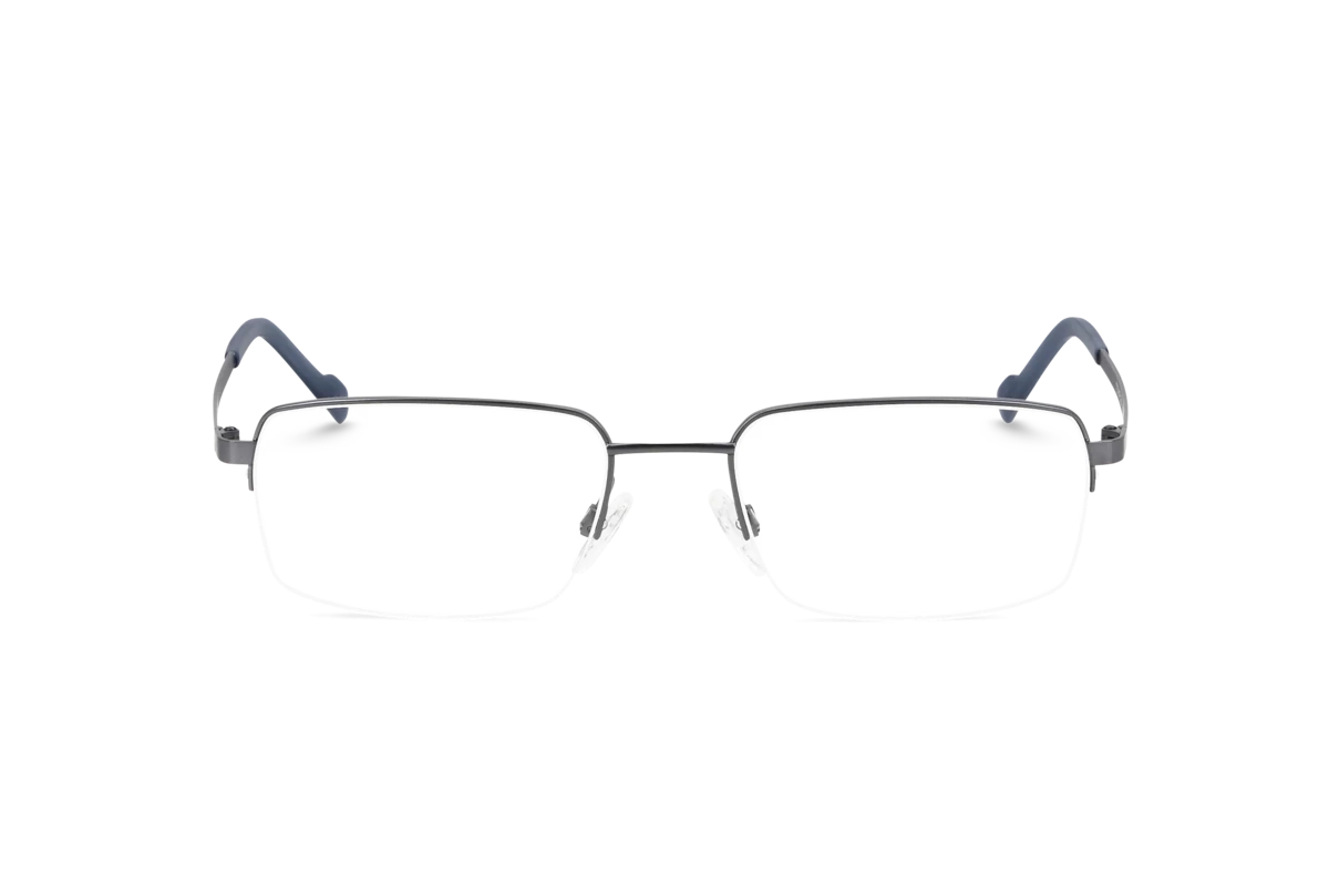 Titanflex 820920 Herren Brille mit und ohne Sehstärke / Grau / rechteckig