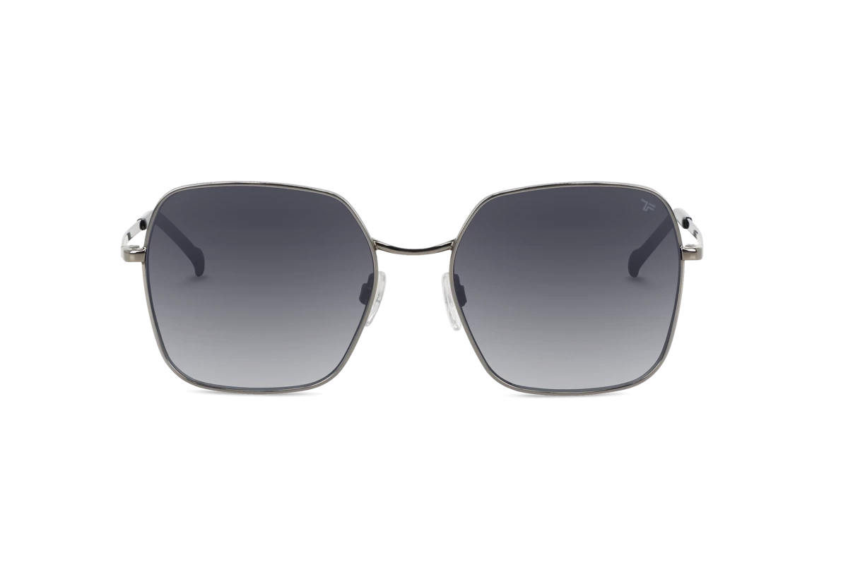 Titanflex 826700 Damen Sonnenbrille mit und ohne Sehstärke / Silber / oval