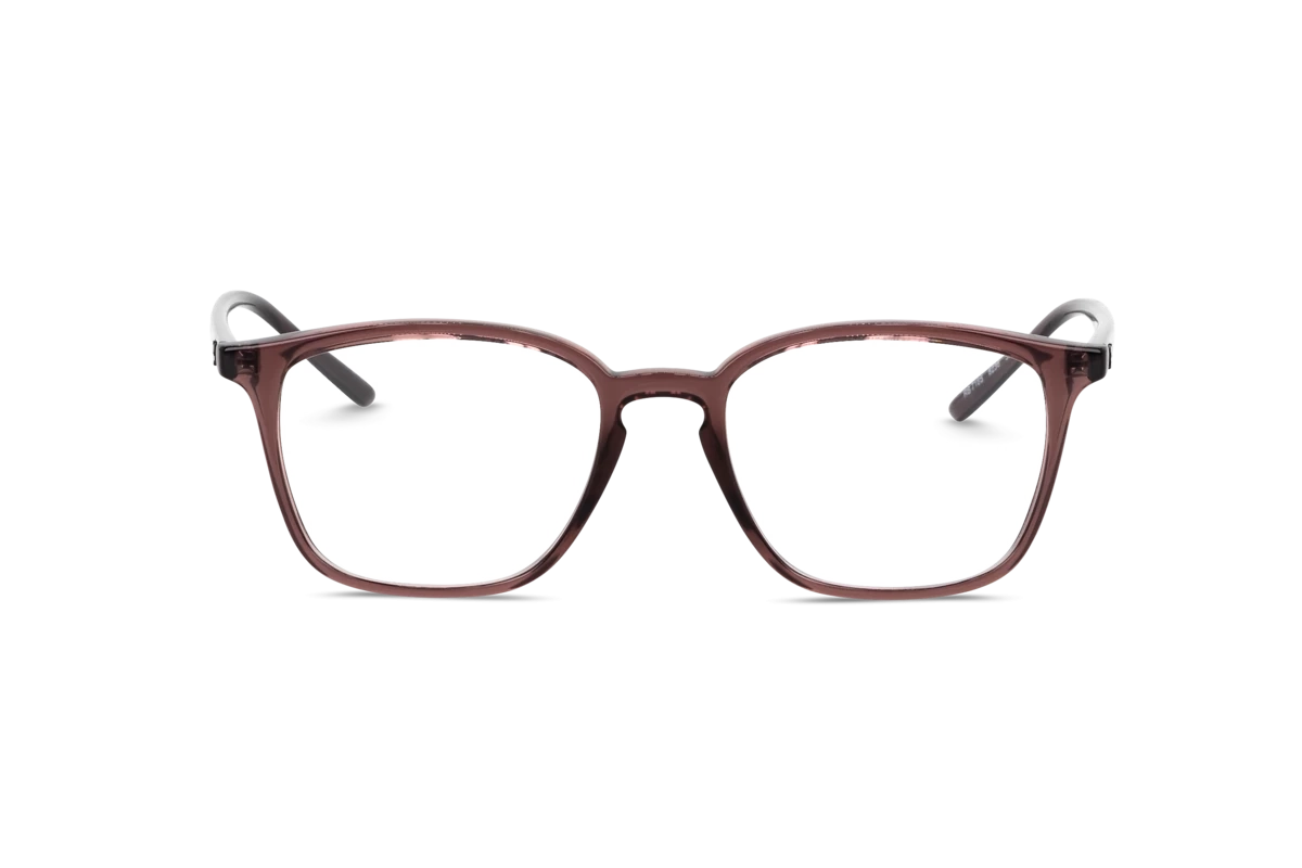 Ray-Ban RX7185 Unisex Brille mit und ohne Sehstärke / Braun / rechteckig