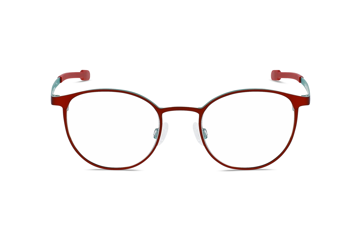 Titanflex Kids 830134 Kinder Brille mit und ohne Sehstärke / Rot / oval
