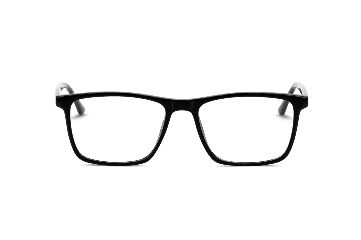 KIND Amos Herren Brille mit und ohne Sehstärke / Schwarz / rechteckig
