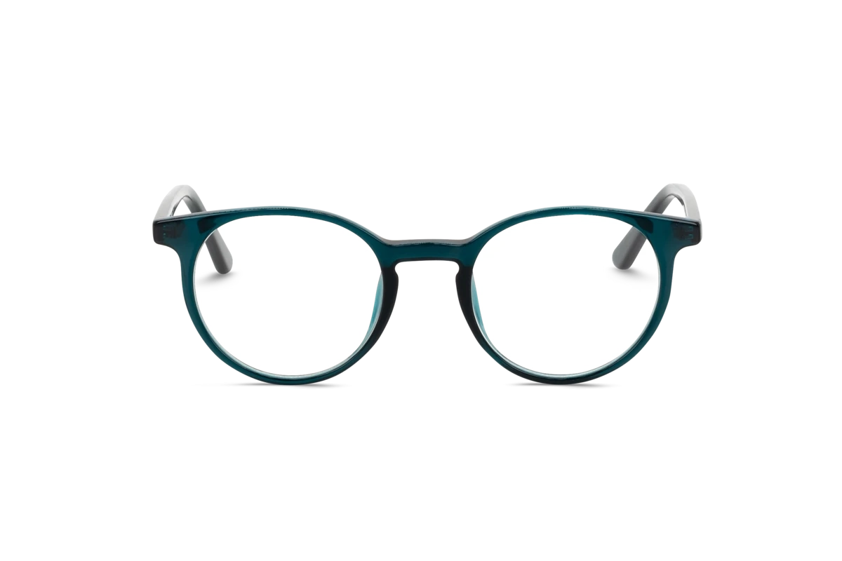 KIND Leo Herren Brille mit und ohne Sehstärke / Tuerkis / oval