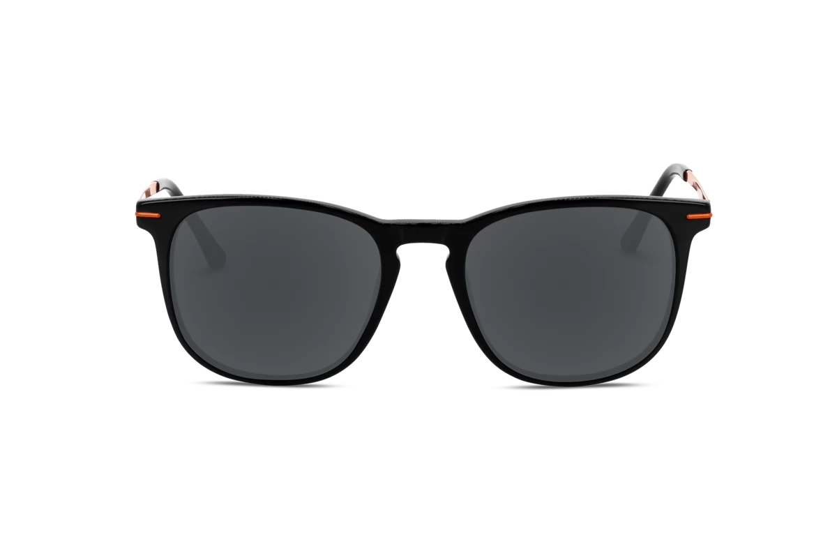 KIND 877 Herren Sonnenbrille mit und ohne Sehstärke / Schwarz / oval