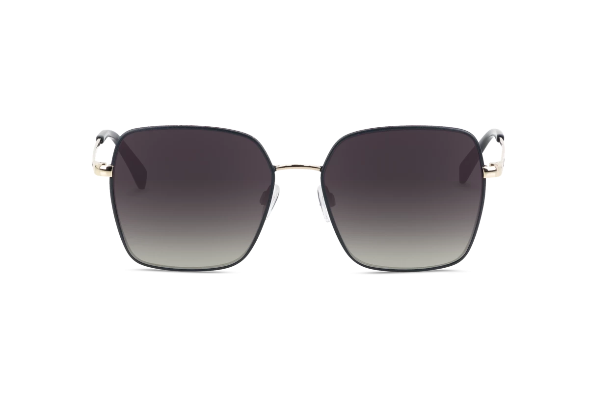 KIND 880 Damen Sonnenbrille mit und ohne Sehstärke / Gold / rechteckig