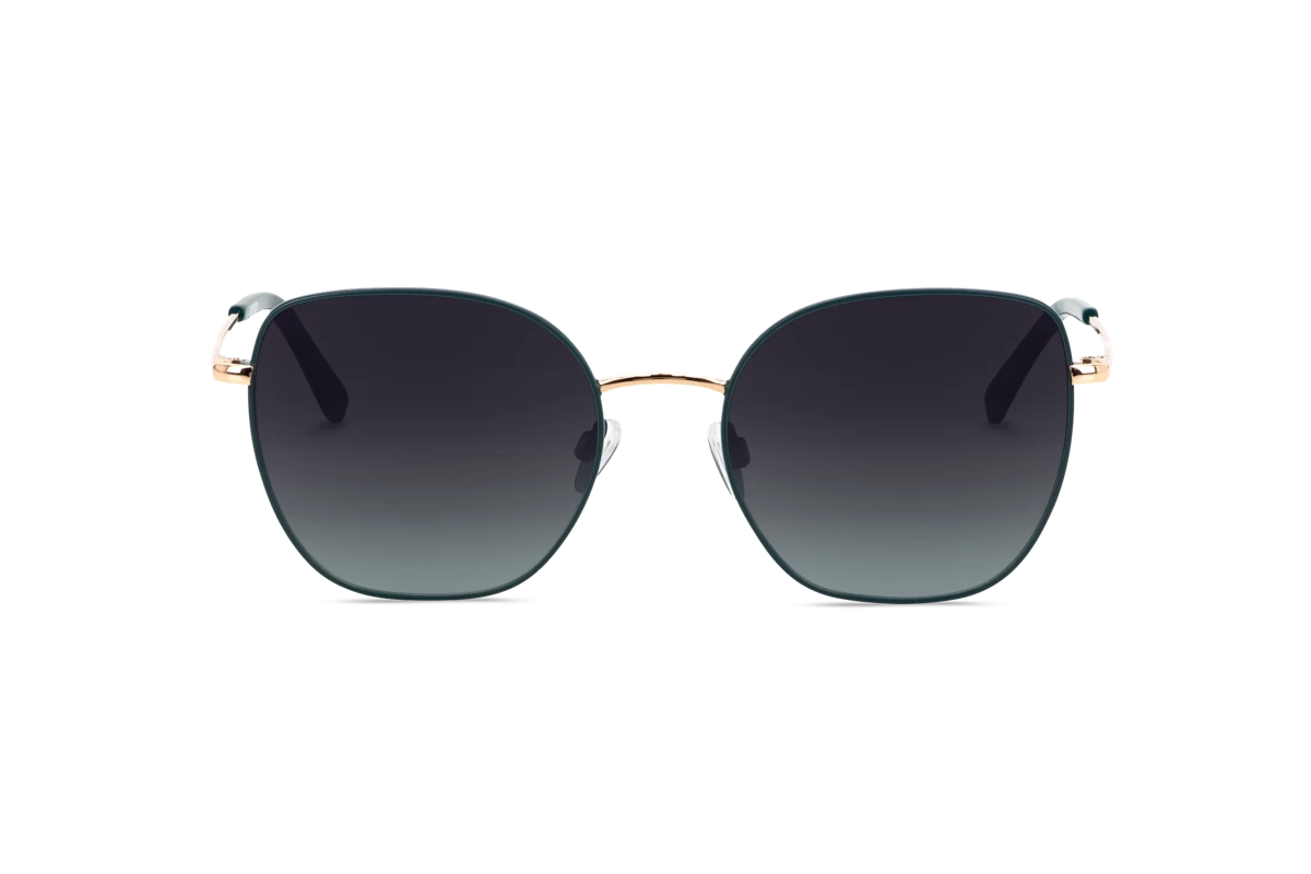KIND 886 Damen Sonnenbrille mit und ohne Sehstärke / Gruen / extravagant