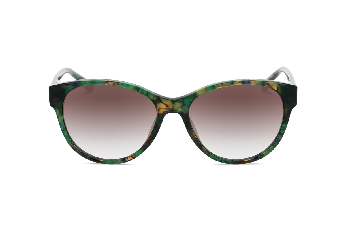 KIND 902 Damen Sonnenbrille mit und ohne Sehstärke / Gruen / extravagant