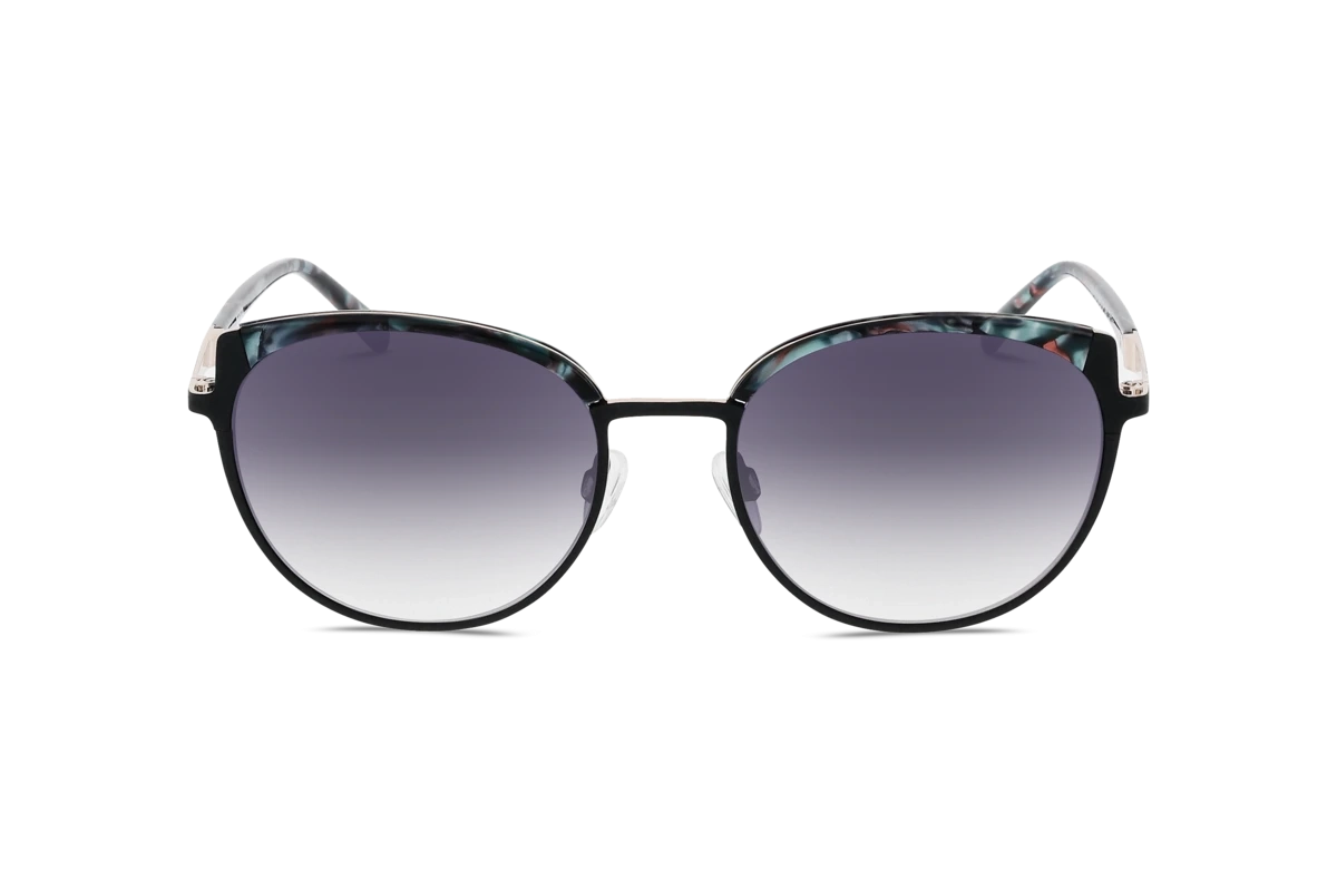 KIND 928 Damen Sonnenbrille mit und ohne Sehstärke / Schwarz / extravagant