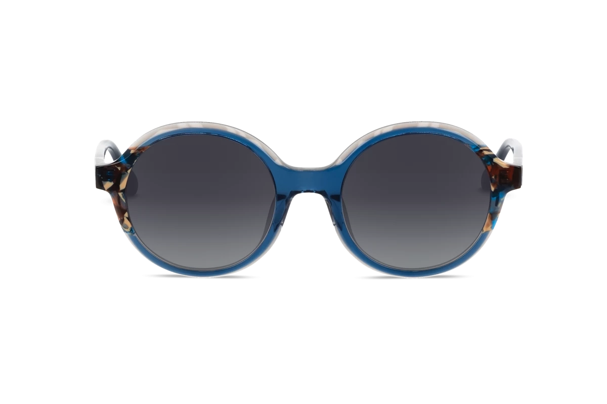KIND 938 Damen Sonnenbrille mit und ohne Sehstärke / Blau / oval