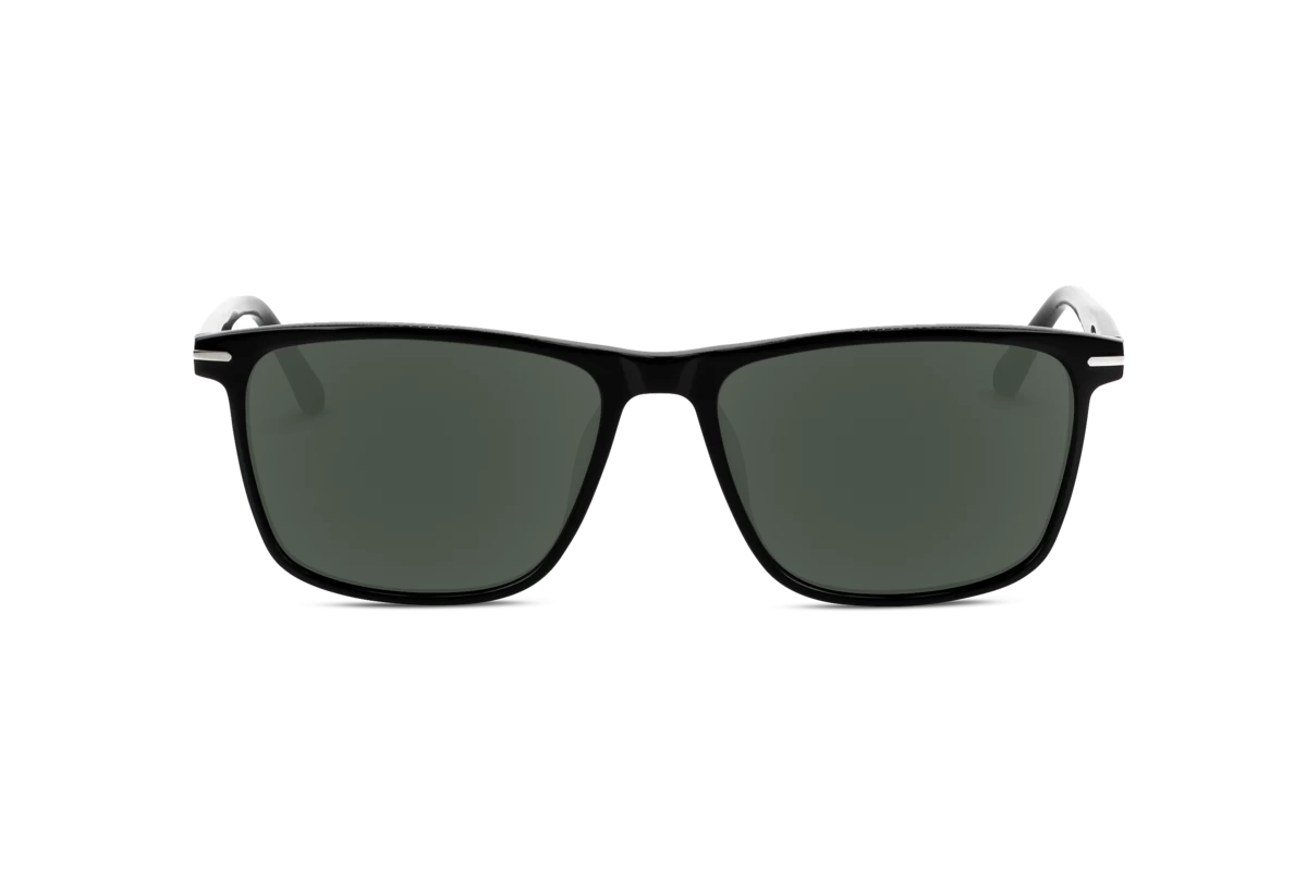 KIND 867 Herren Sonnenbrille mit und ohne Sehstärke / Schwarz / rechteckig