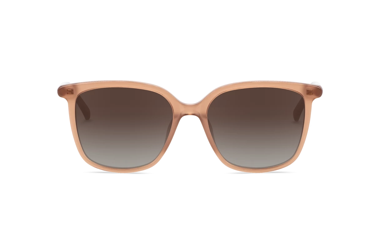 KIND 910 Damen Sonnenbrille mit und ohne Sehstärke / Braun / rechteckig