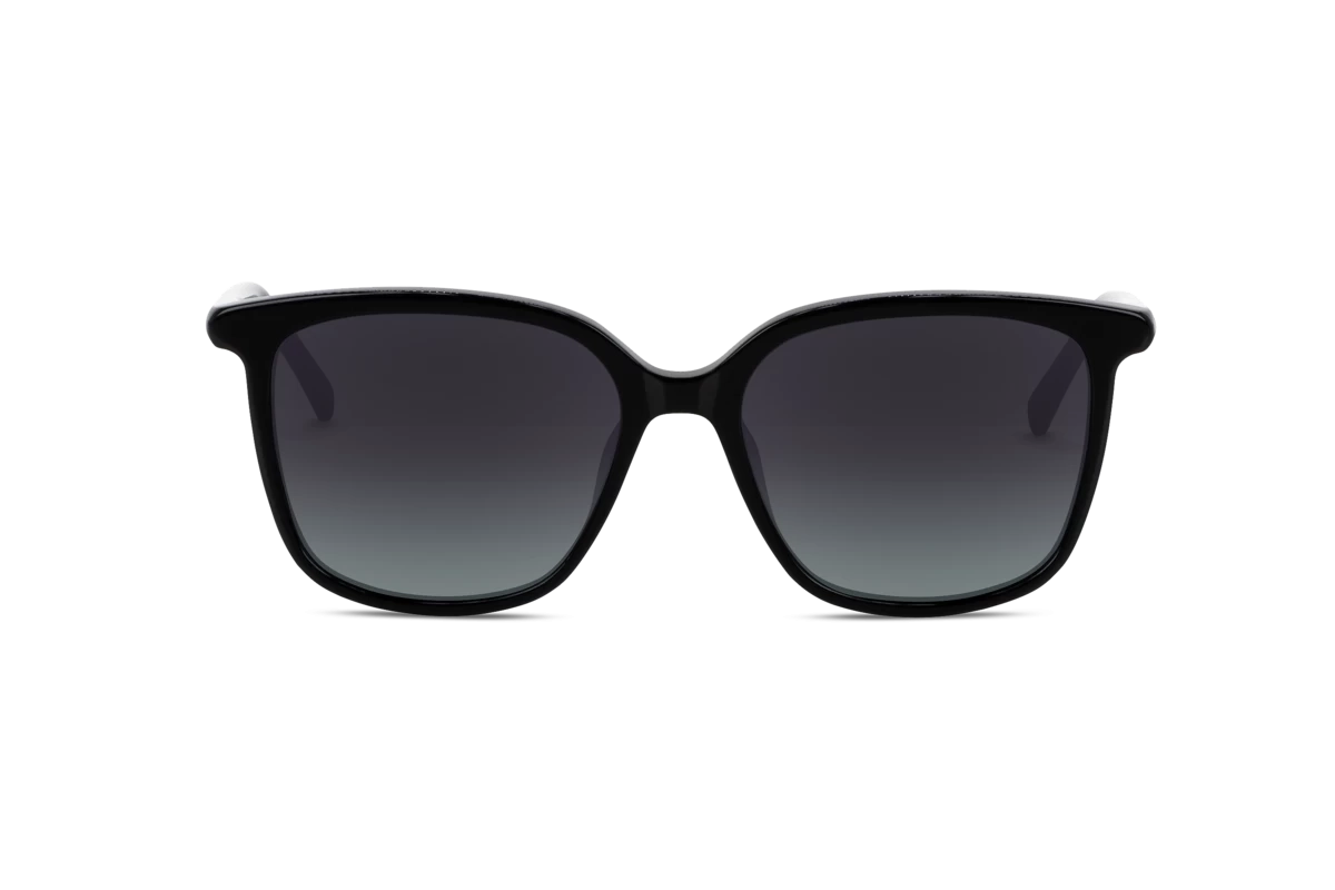 KIND 910 Damen Sonnenbrille mit und ohne Sehstärke / Schwarz / rechteckig