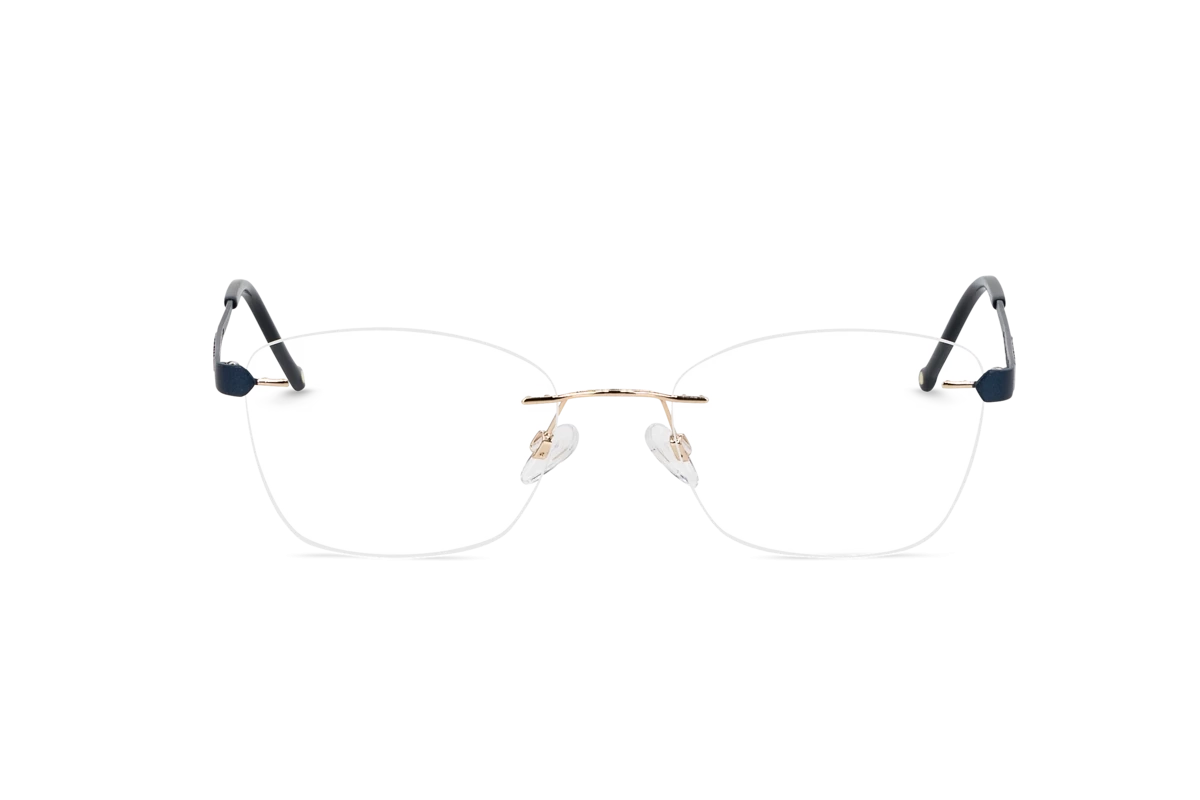 KIND Fumiko Damen Brille mit und ohne Sehstärke / Gold / extravagant