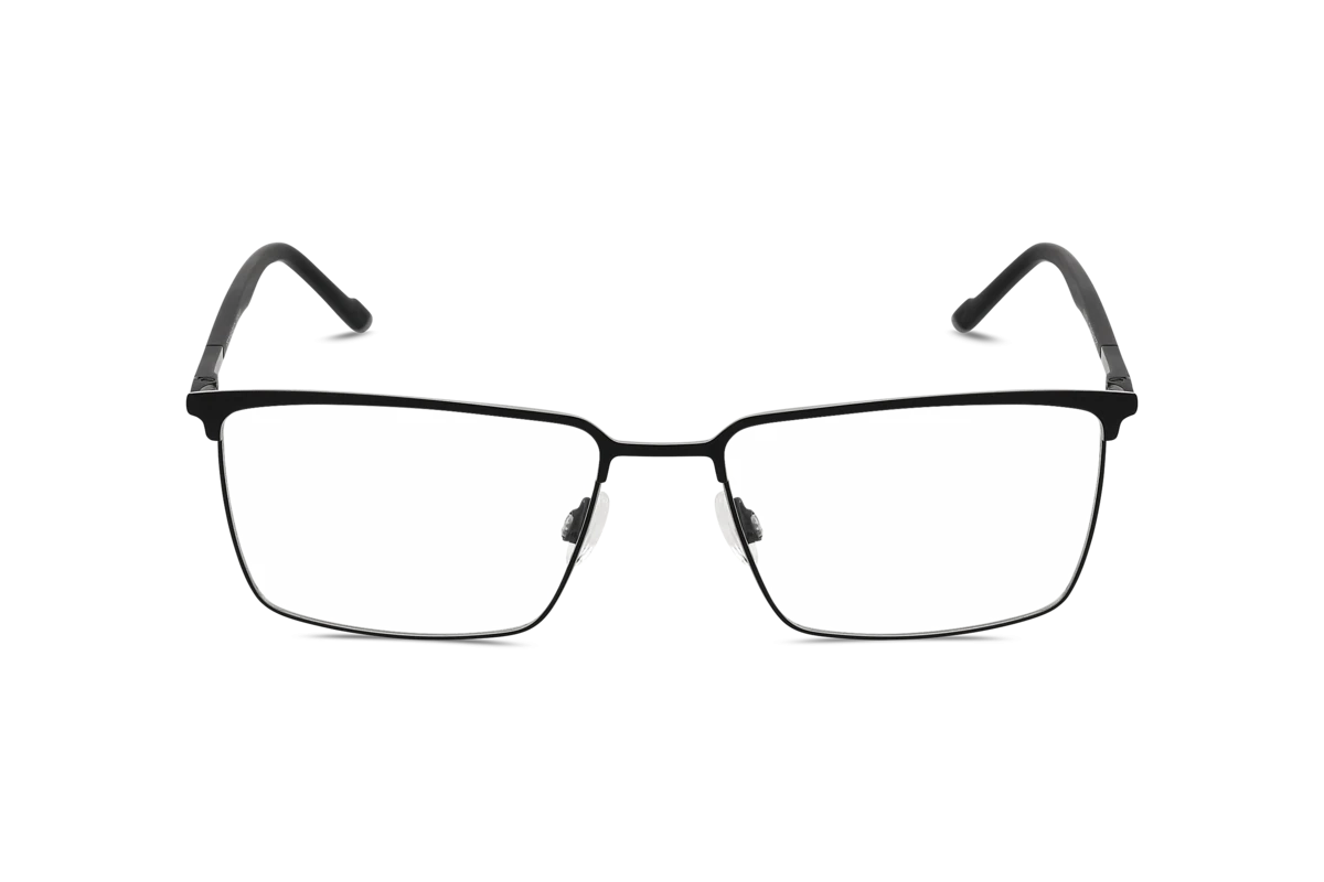 Humphrey's 582388 Herren Brille mit und ohne Sehstärke / Schwarz / rechteckig
