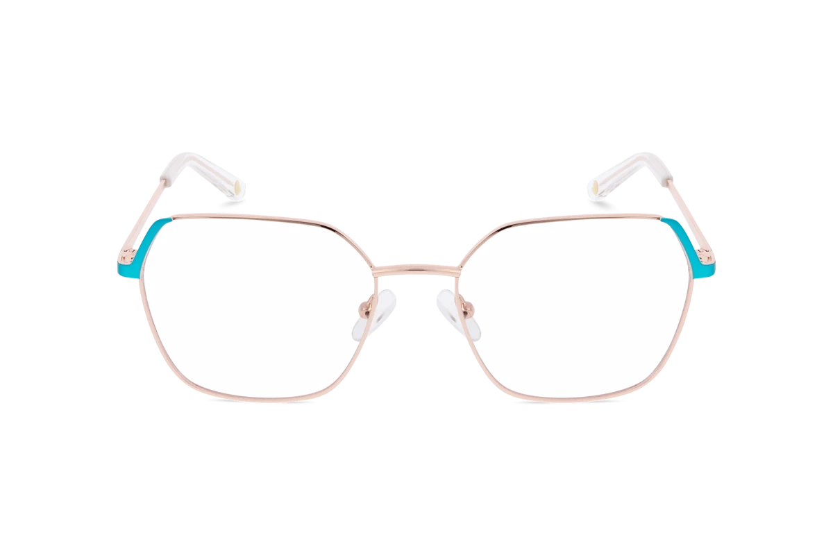 KIND Main Damen Brille mit und ohne Sehstärke / Gold / rechteckig