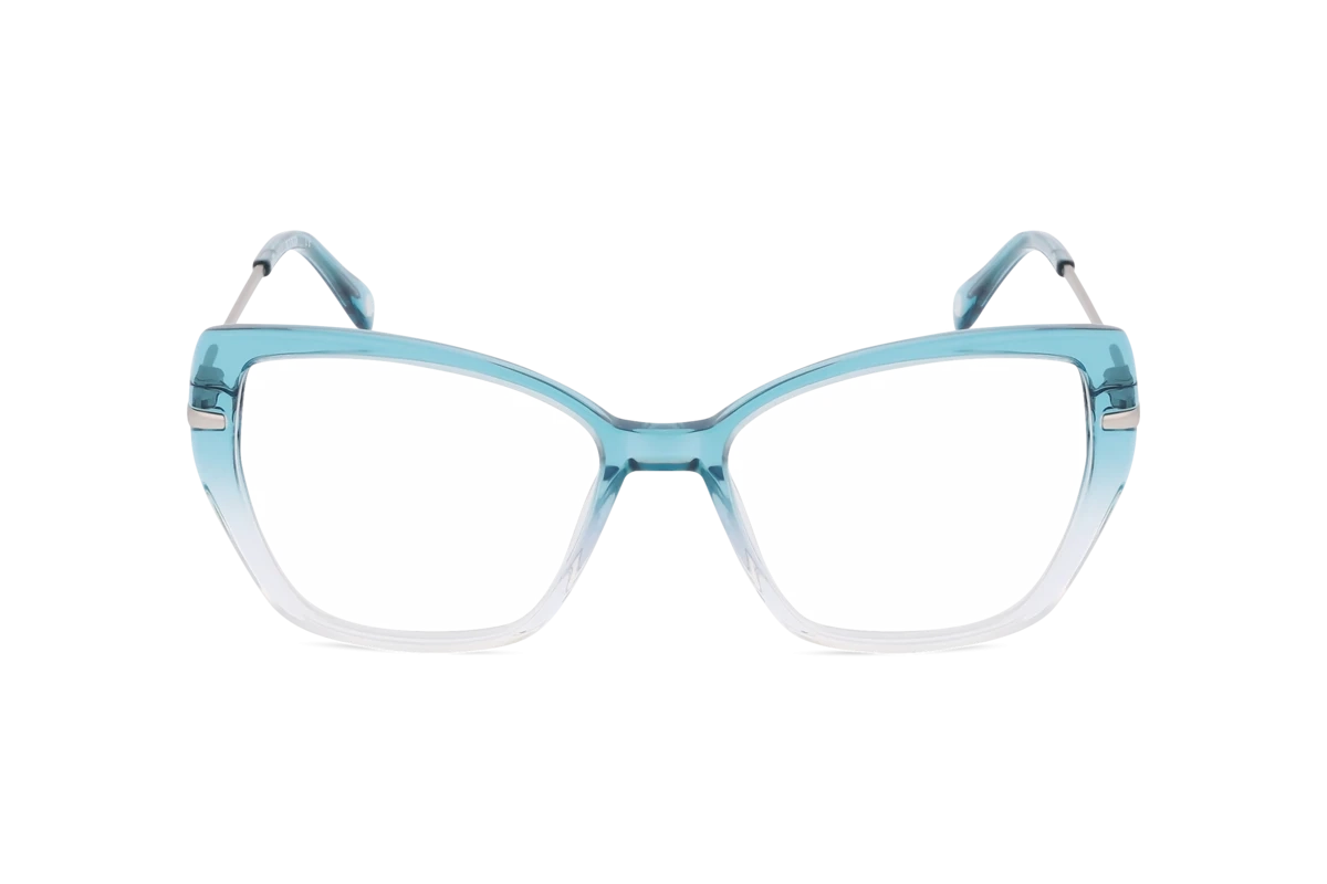 KIND Maas Damen Brille mit und ohne Sehstärke / Tuerkis / extravagant