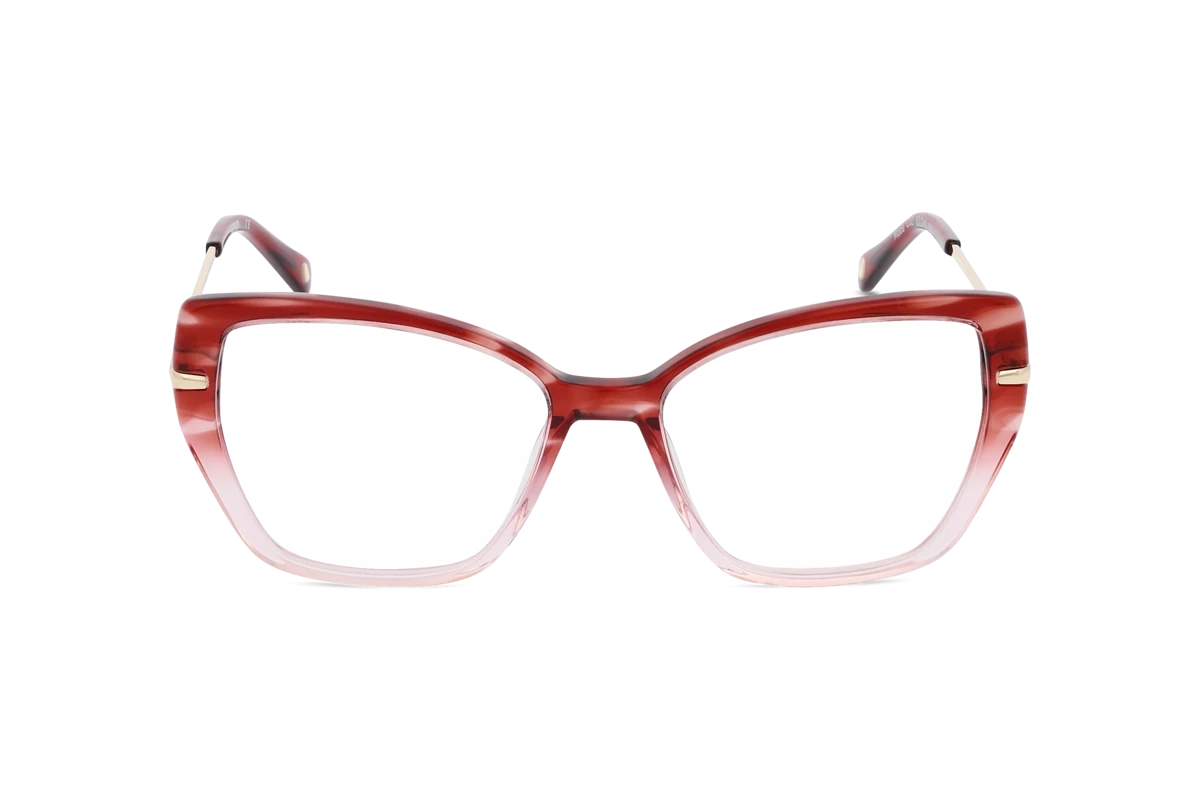 KIND Maas Damen Brille mit und ohne Sehstärke / Pink / extravagant