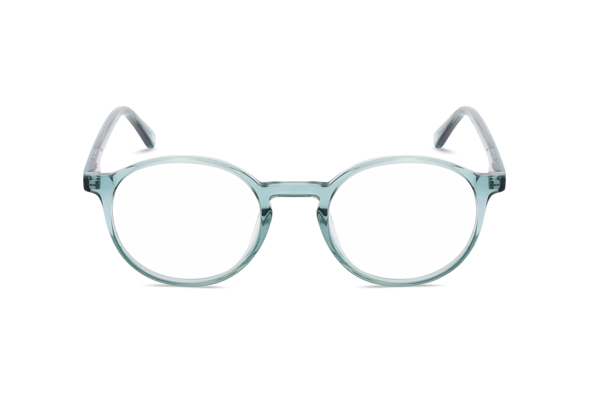 KIND Dane Unisex Brille mit und ohne Sehstärke / Tuerkis / oval