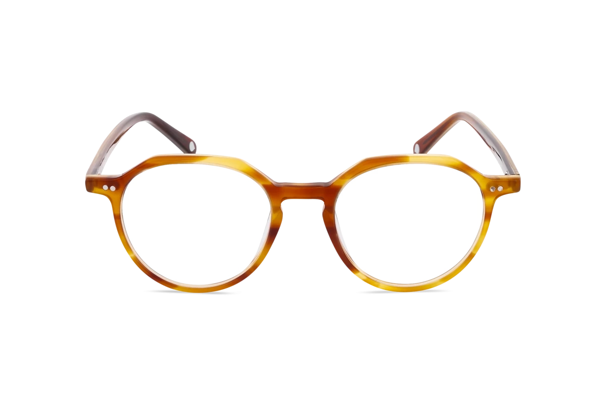 KIND Aven Unisex Brille mit und ohne Sehstärke / Orange / oval
