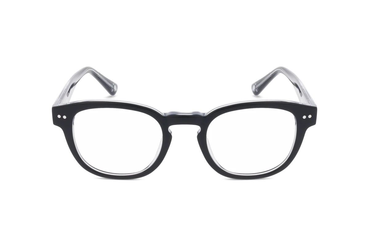 KIND Zala Unisex Brille mit und ohne Sehstärke / Schwarz / oval