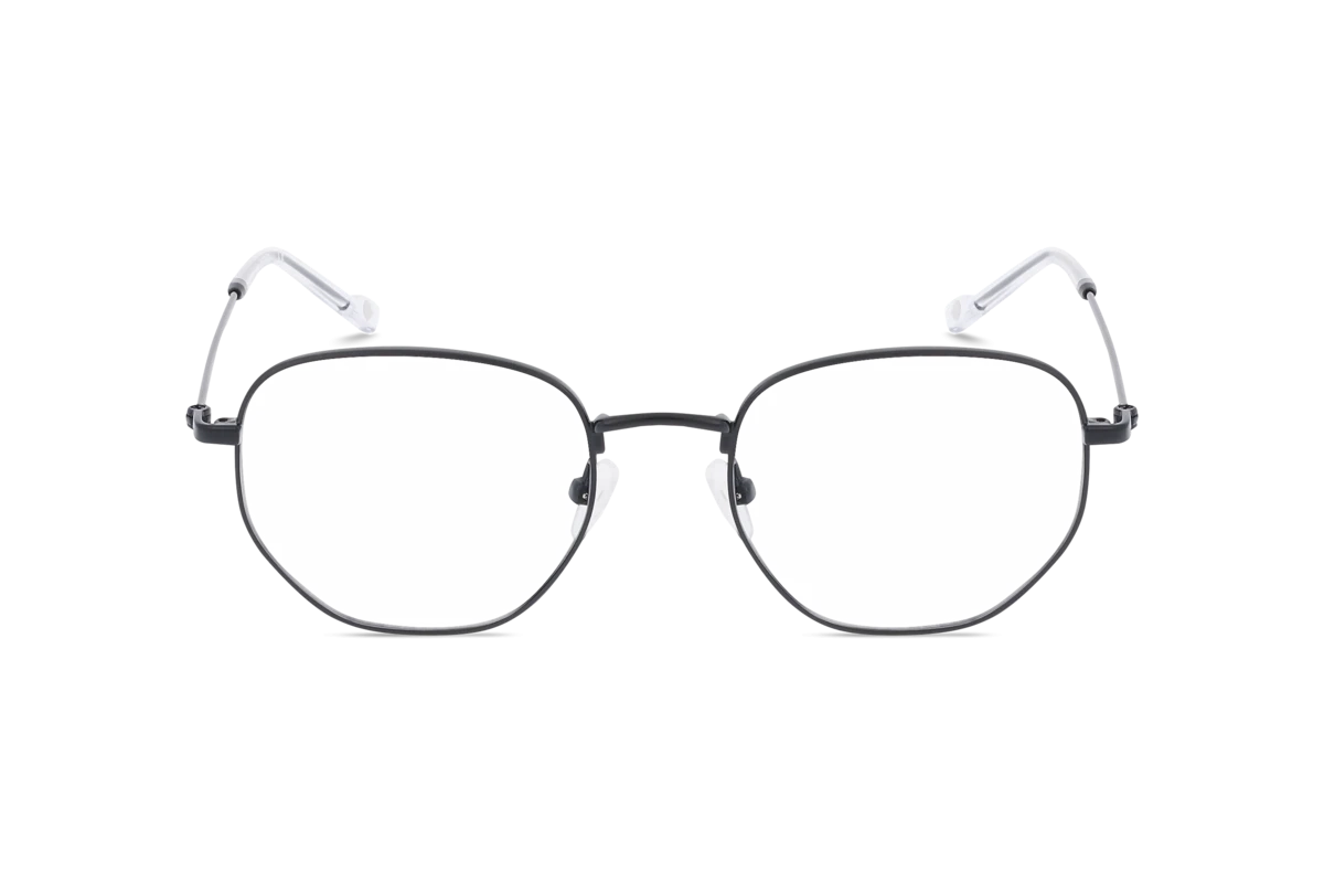 KIND Yser Unisex Brille mit und ohne Sehstärke / Schwarz / rechteckig
