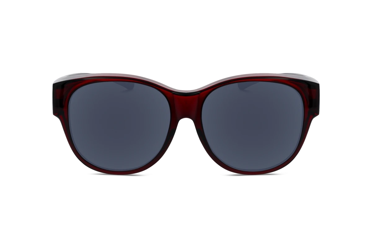 Cover Me 7784 Unisex Sonnenbrille mit und ohne Sehstärke / Rot / oval