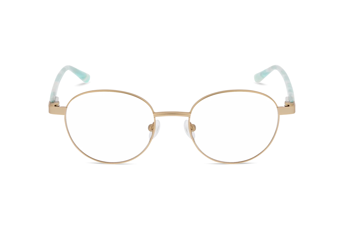 Vulkani VI 350 Unisex Brille mit und ohne Sehstärke / Gold / oval
