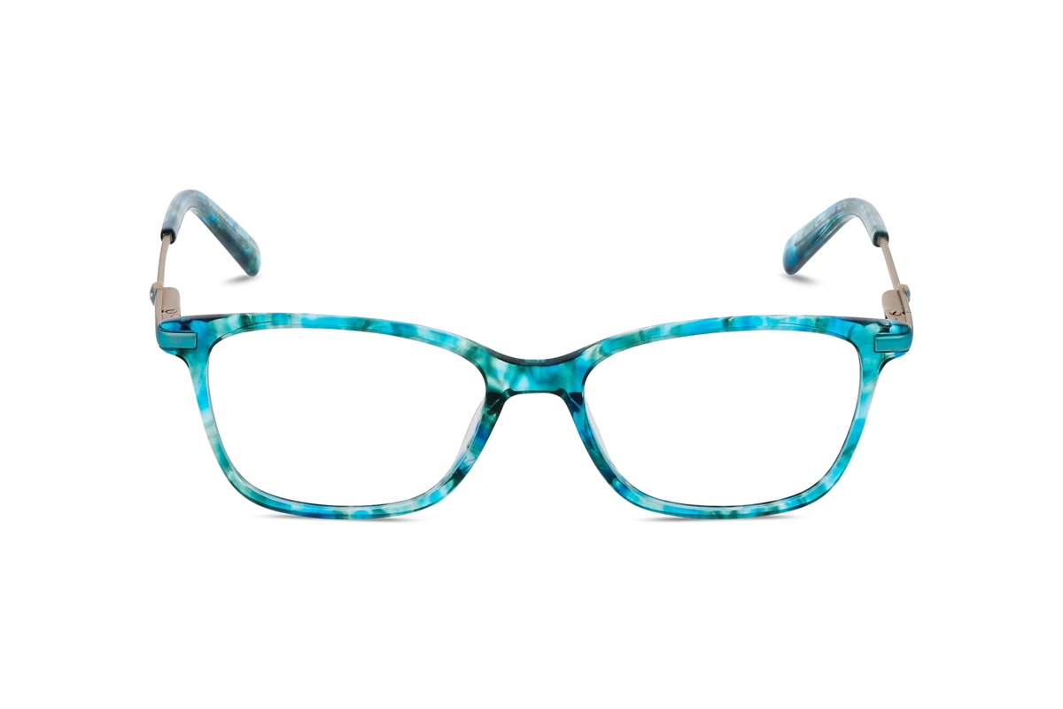 Mia and Me MIA15 Unisex Brille mit und ohne Sehstärke / Tuerkis / rechteckig