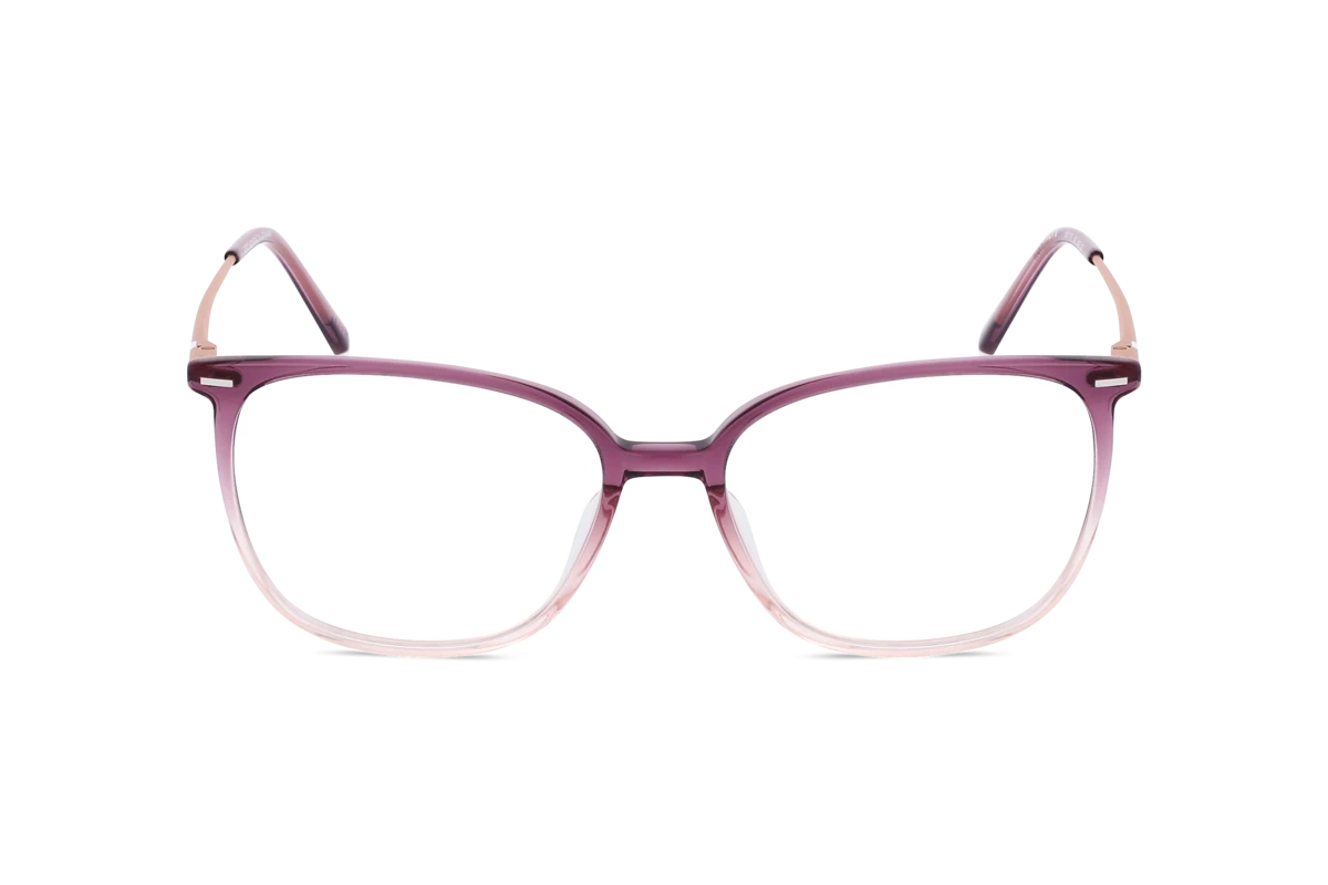 Humphrey's 581119 Damen Brille mit und ohne Sehstärke / Violett / rechteckig