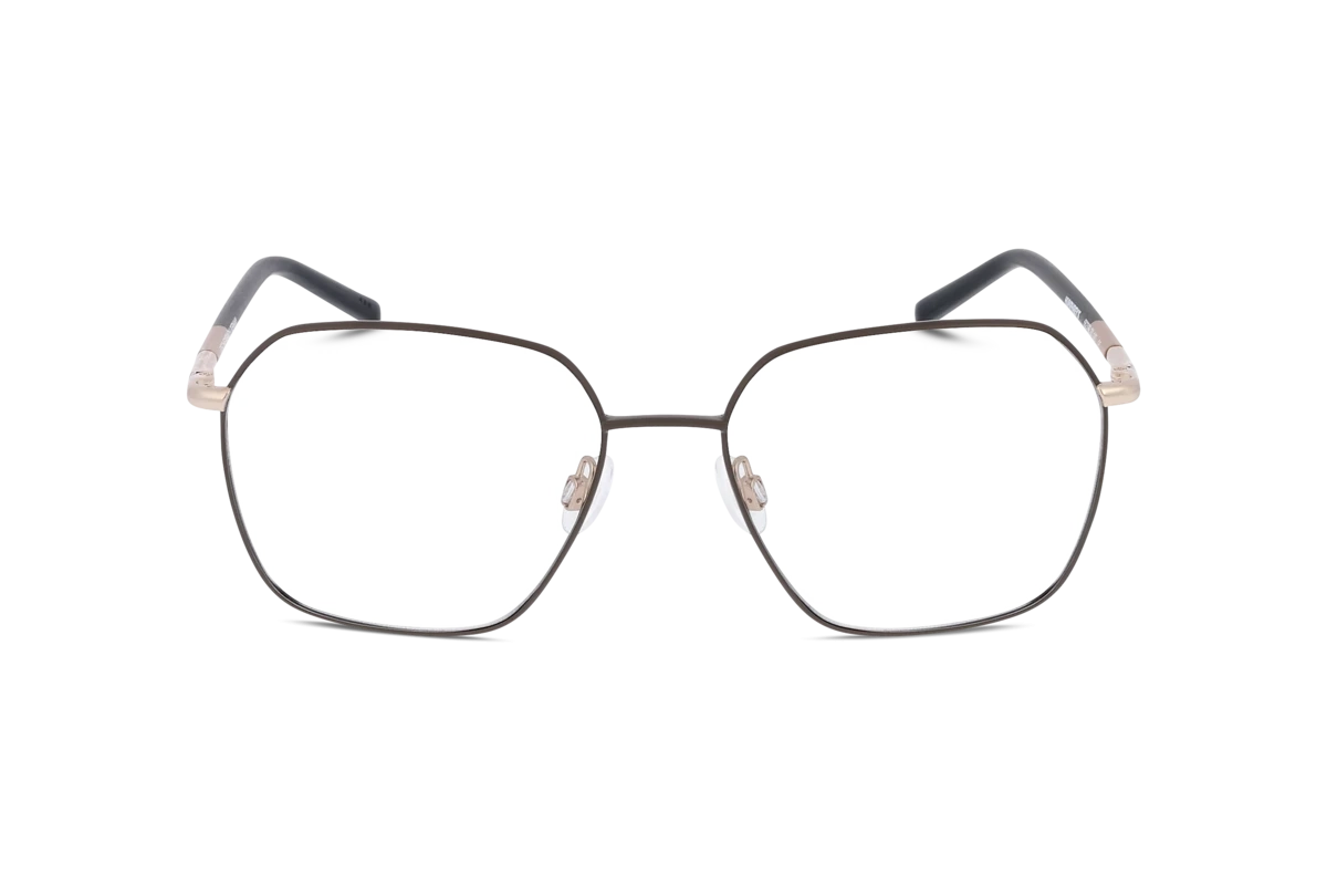 Humphrey's 582399 Unisex Brille mit und ohne Sehstärke / Braun / rechteckig