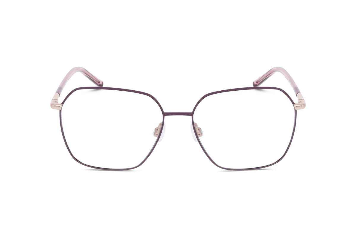 Humphrey's 582399 Unisex Brille mit und ohne Sehstärke / Violett / rechteckig
