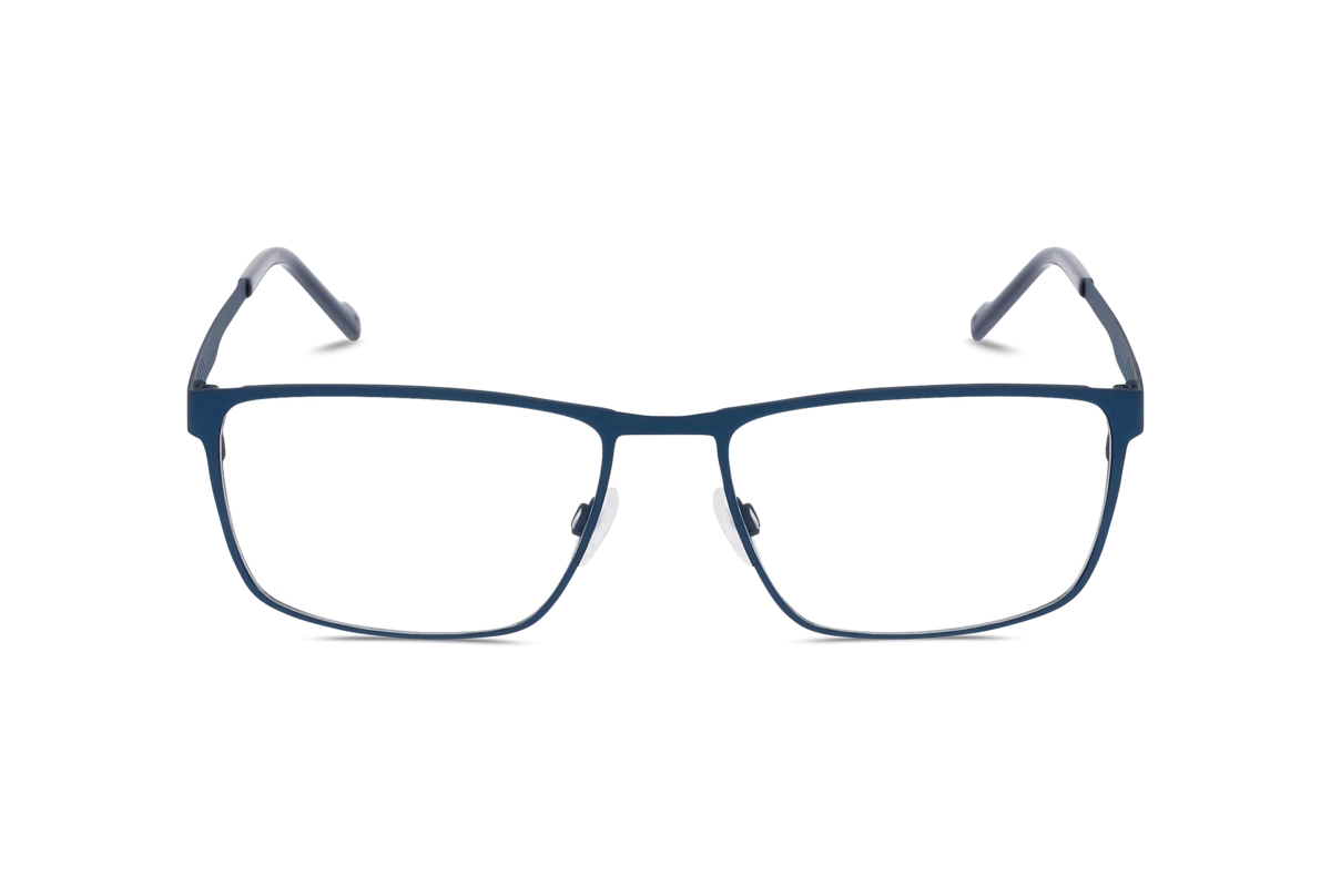 Titanflex 820971 Herren Brille mit und ohne Sehstärke / Blau / rechteckig