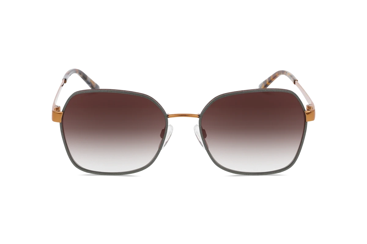 KIND 978 Damen Sonnenbrille mit und ohne Sehstärke / Grau / rechteckig