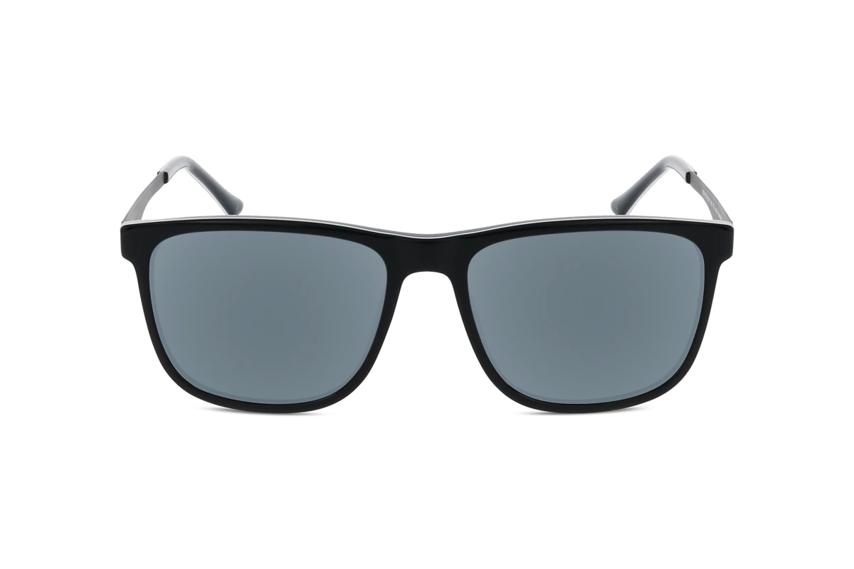 KIND 923 Herren Sonnenbrille mit und ohne Sehstärke / Schwarz / rechteckig