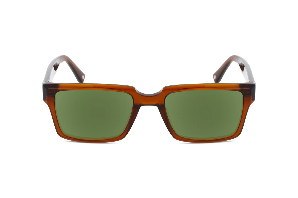 KIND 1044 Herren Sonnenbrille mit und ohne Sehstärke / Braun / rechteckig