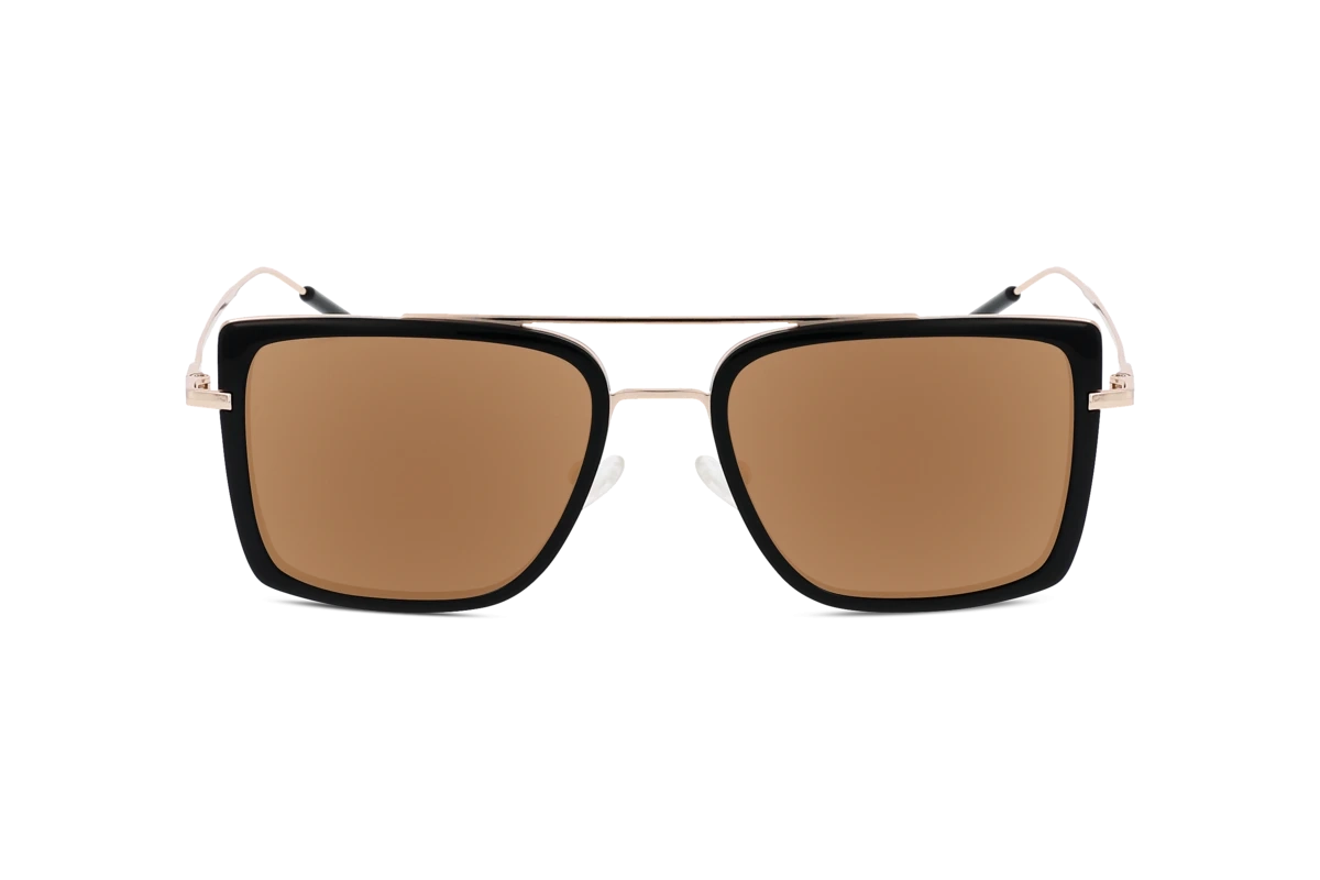 KIND 1034 Unisex Sonnenbrille mit und ohne Sehstärke / Schwarz / rechteckig