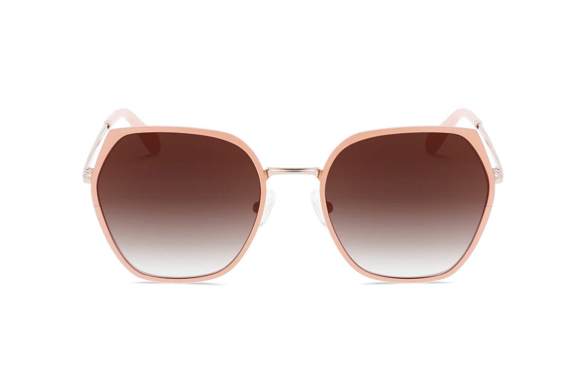 KIND 1018 Damen Sonnenbrille mit und ohne Sehstärke / Pink / rechteckig