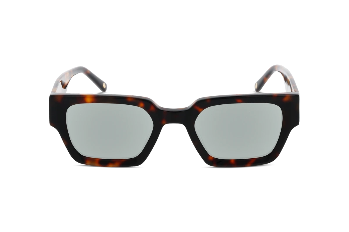 KIND 1009 Damen Sonnenbrille mit und ohne Sehstärke / Braun / rechteckig