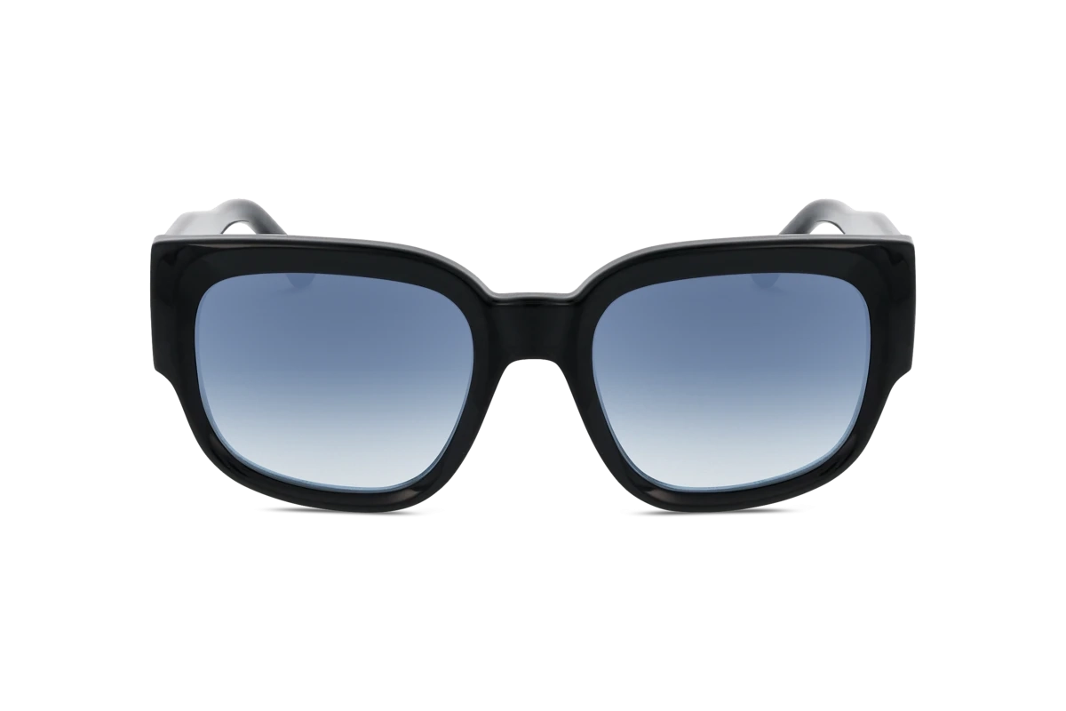KIND 1005 Damen Sonnenbrille mit und ohne Sehstärke / Schwarz / rechteckig