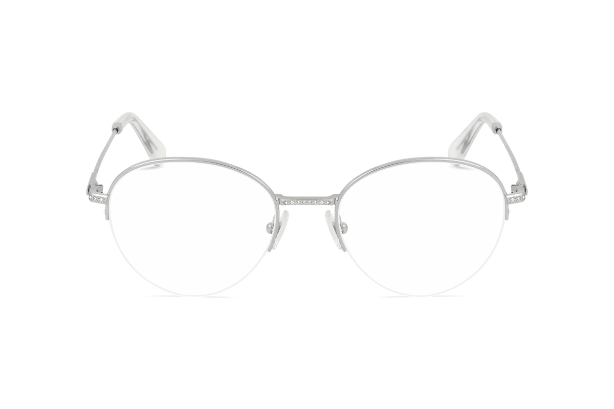 Swarovski SK1004 Damen Brille mit und ohne Sehstärke / Silber / oval