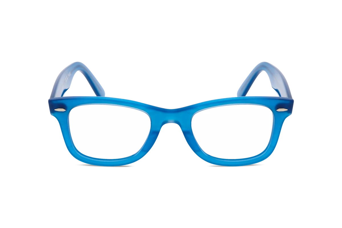 Ray-Ban RX4340V Unisex Brille mit und ohne Sehstärke / Blau / rechteckig