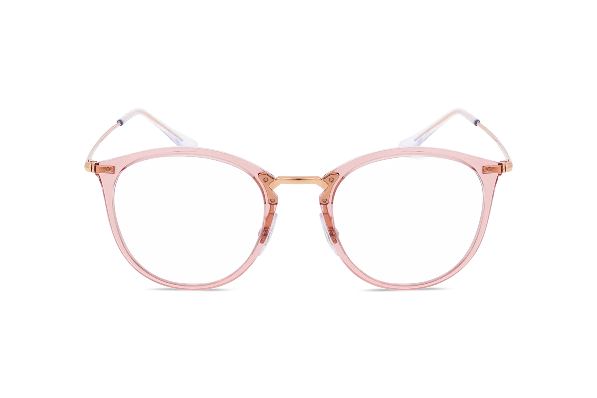 Ray-Ban RX7140 Damen Brille mit und ohne Sehstärke / Transparent / oval