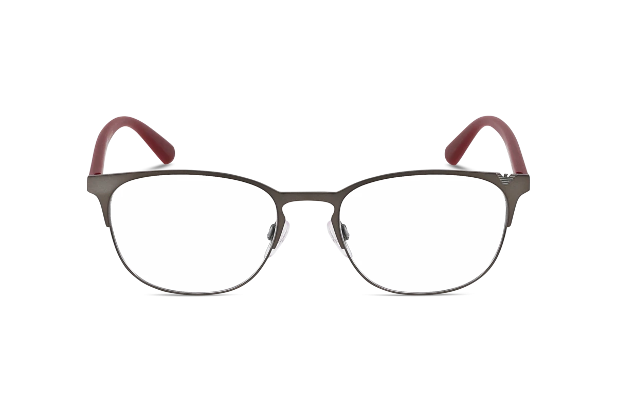 Emporio Armani EA1059 Herren Brille mit und ohne Sehstärke / Metallisch / oval