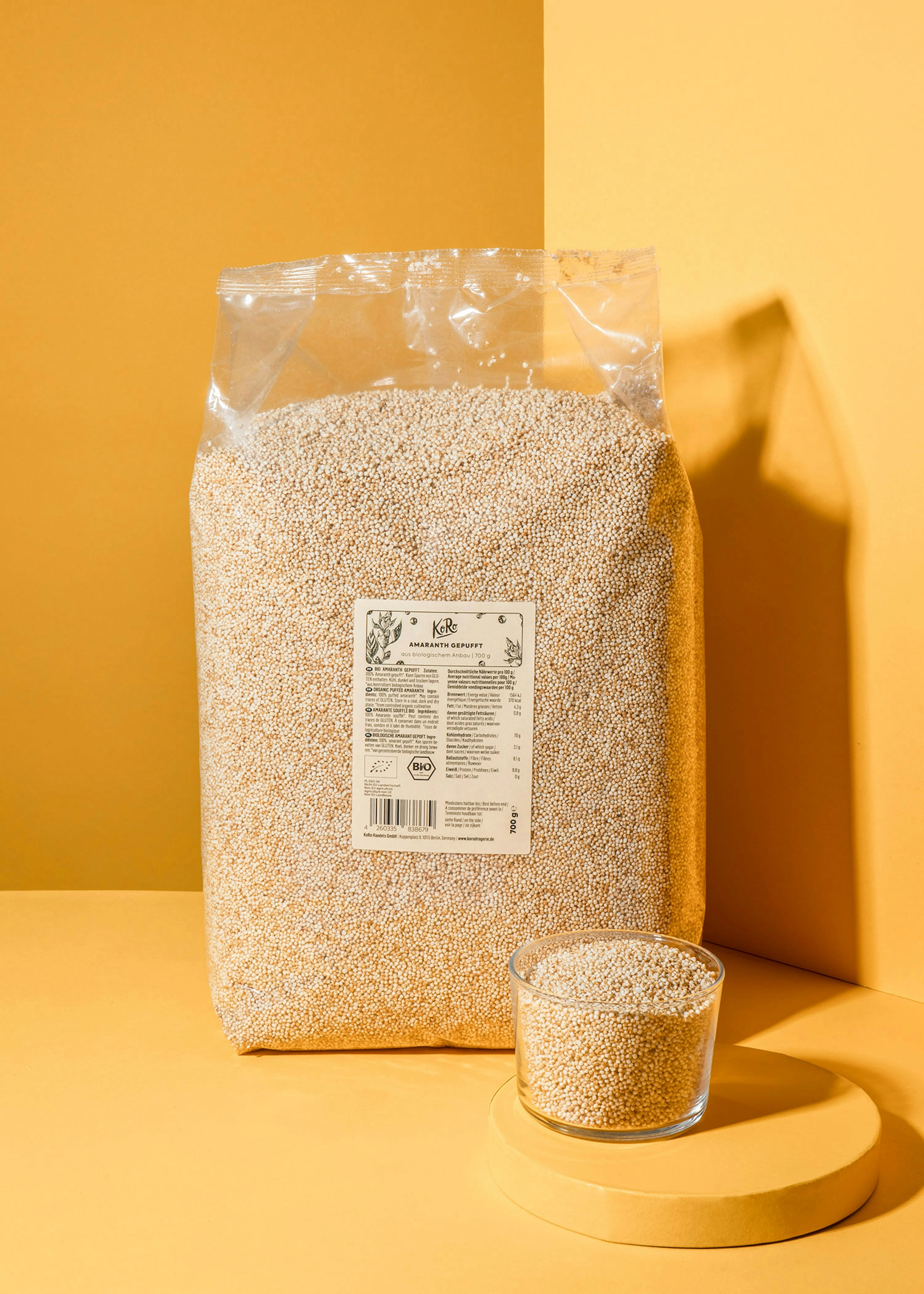Gepuffter Bio Amaranth 700 g