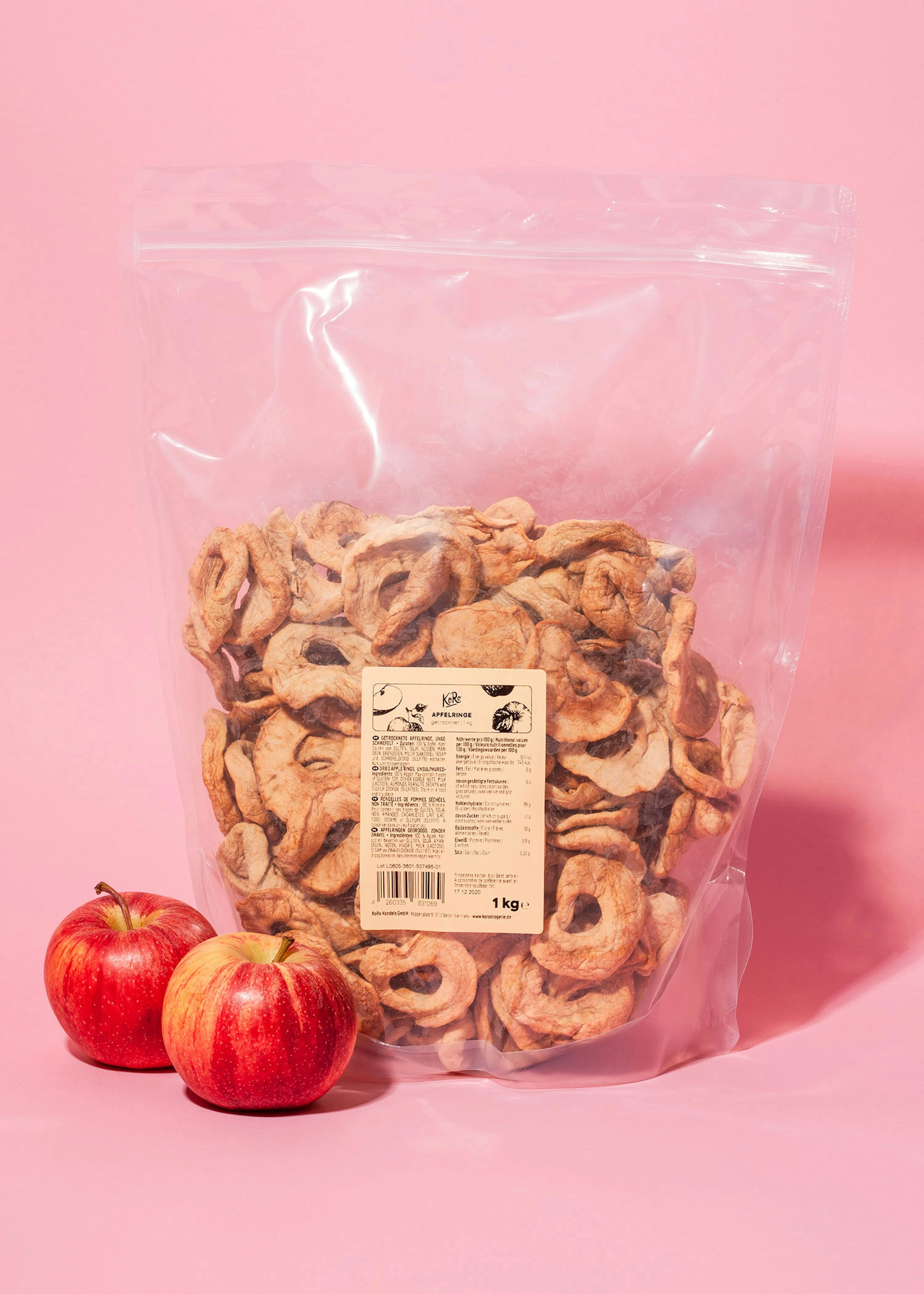 Getrocknete Apfelringe 1 kg