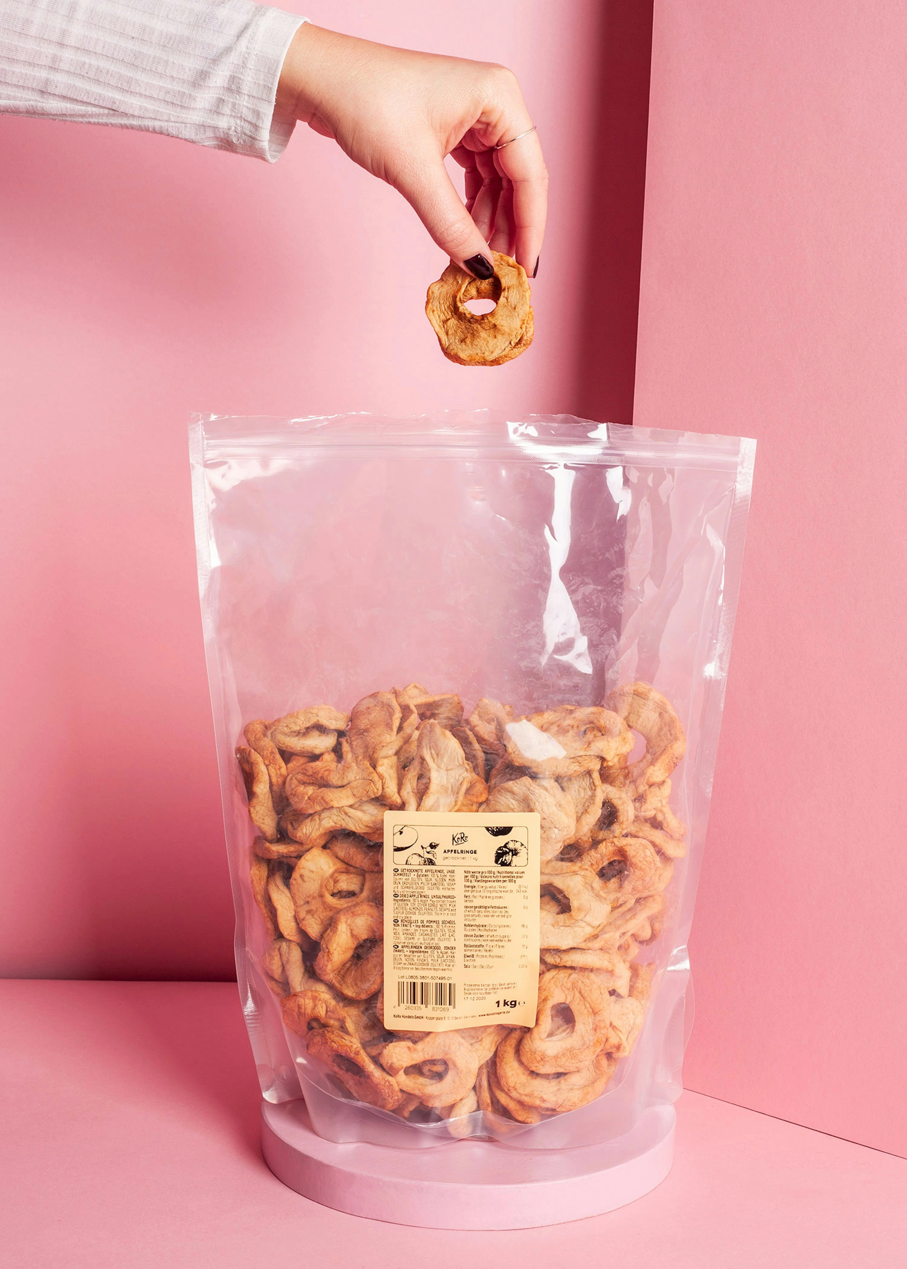 Getrocknete Apfelringe 1 kg