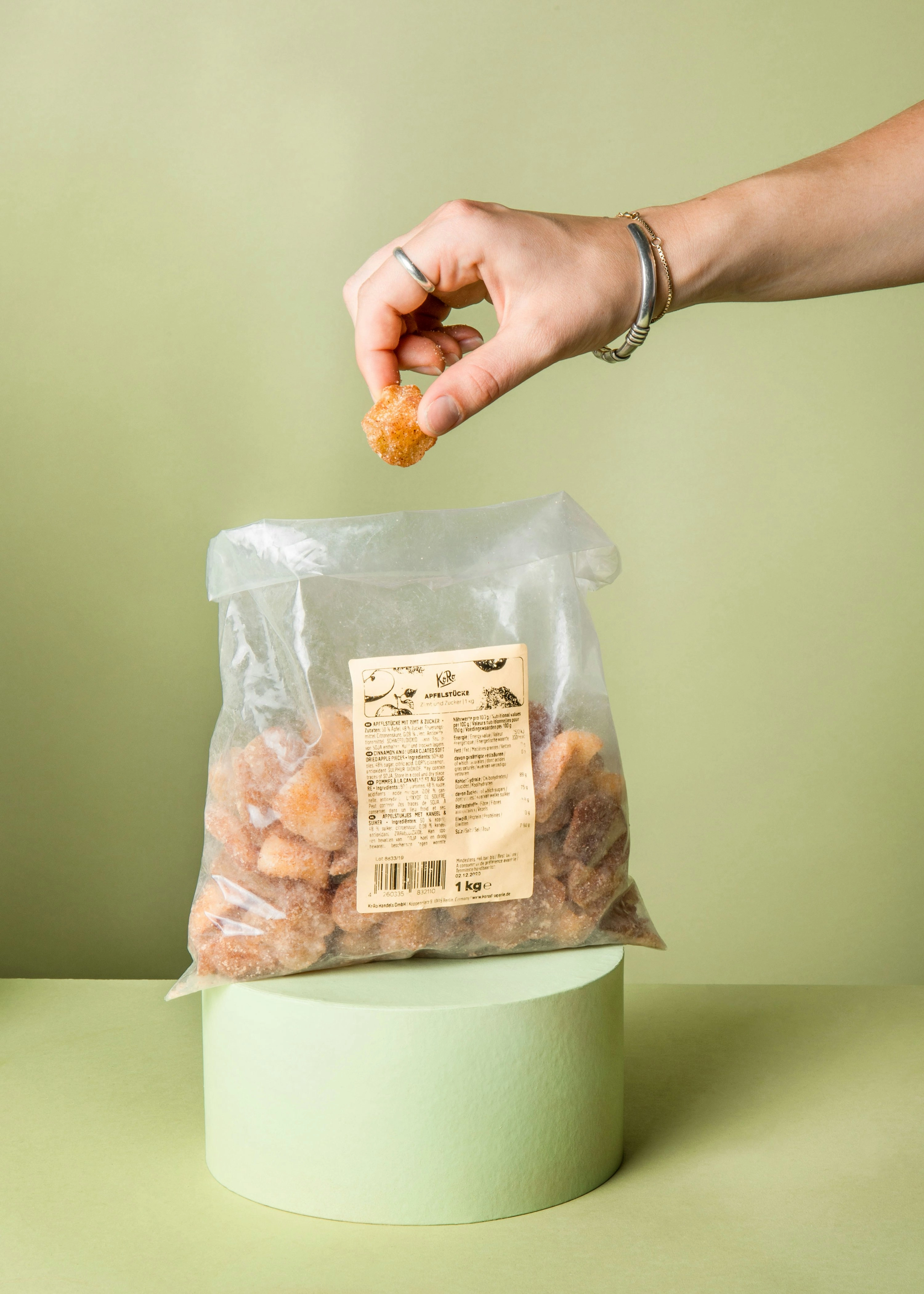 Apfelstücke mit Zimt und Zucker 1 kg