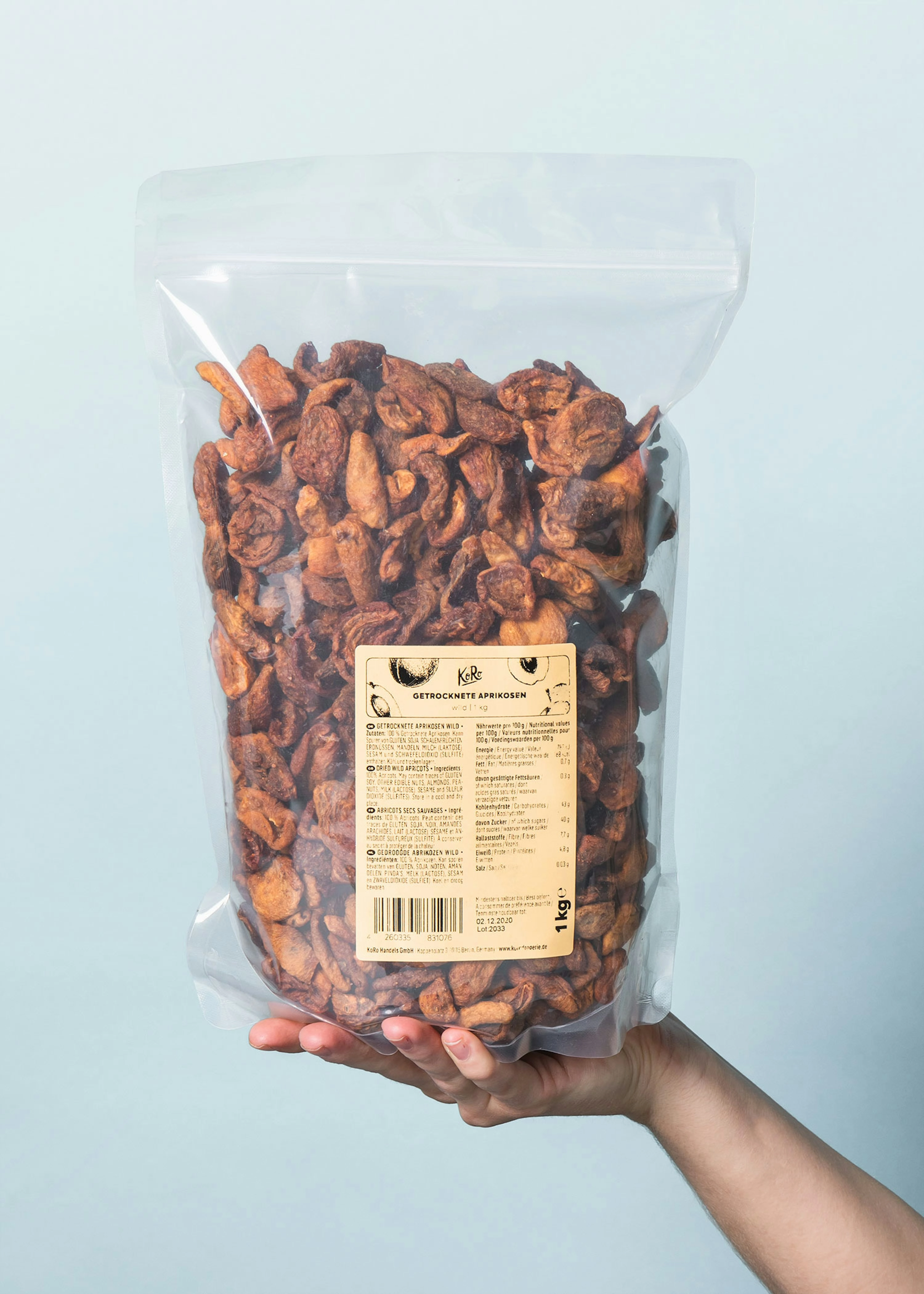 Getrocknete wilde Aprikosen 1 kg