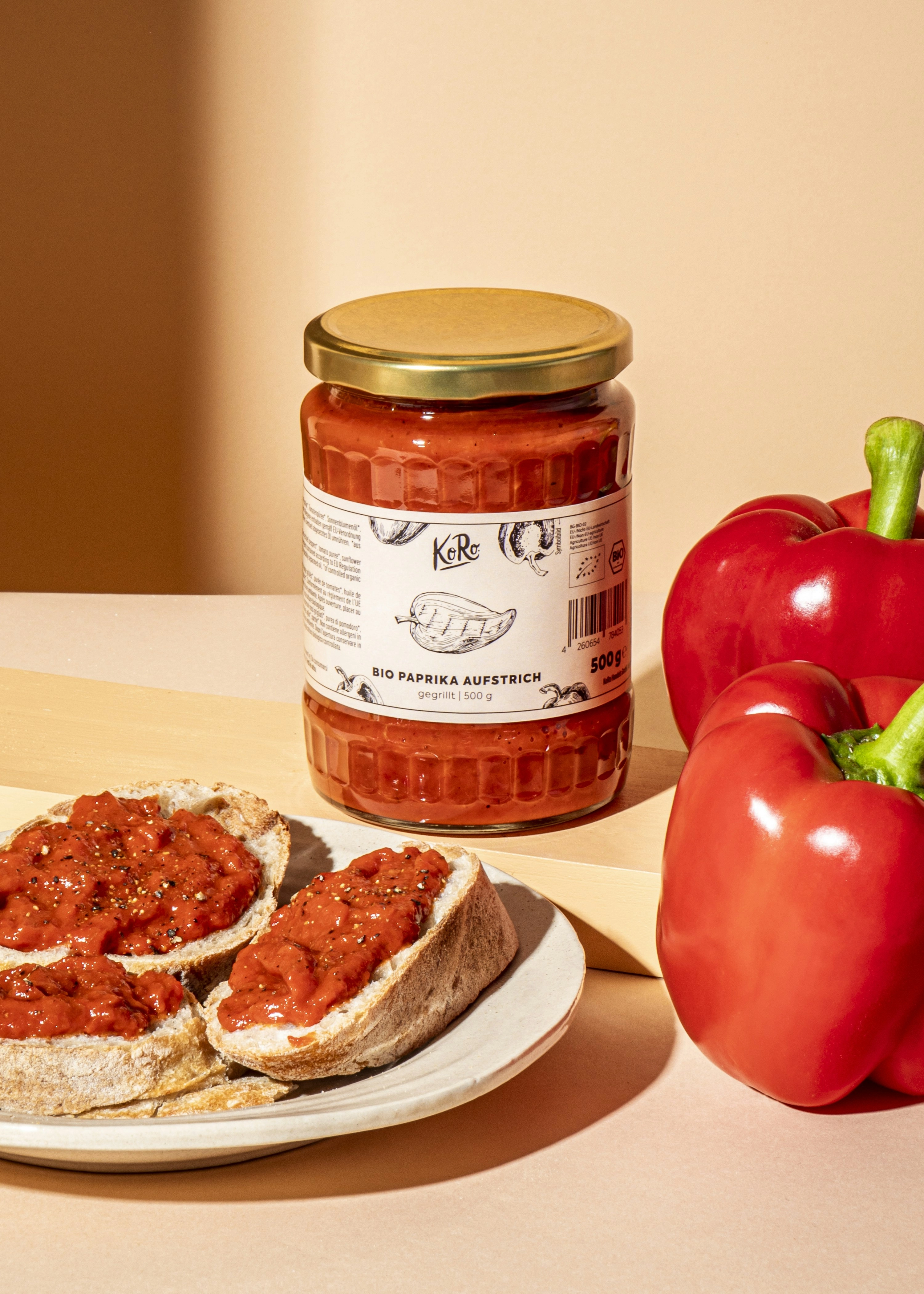 Bio Paprika Aufstrich Roasted Pepper 500 g