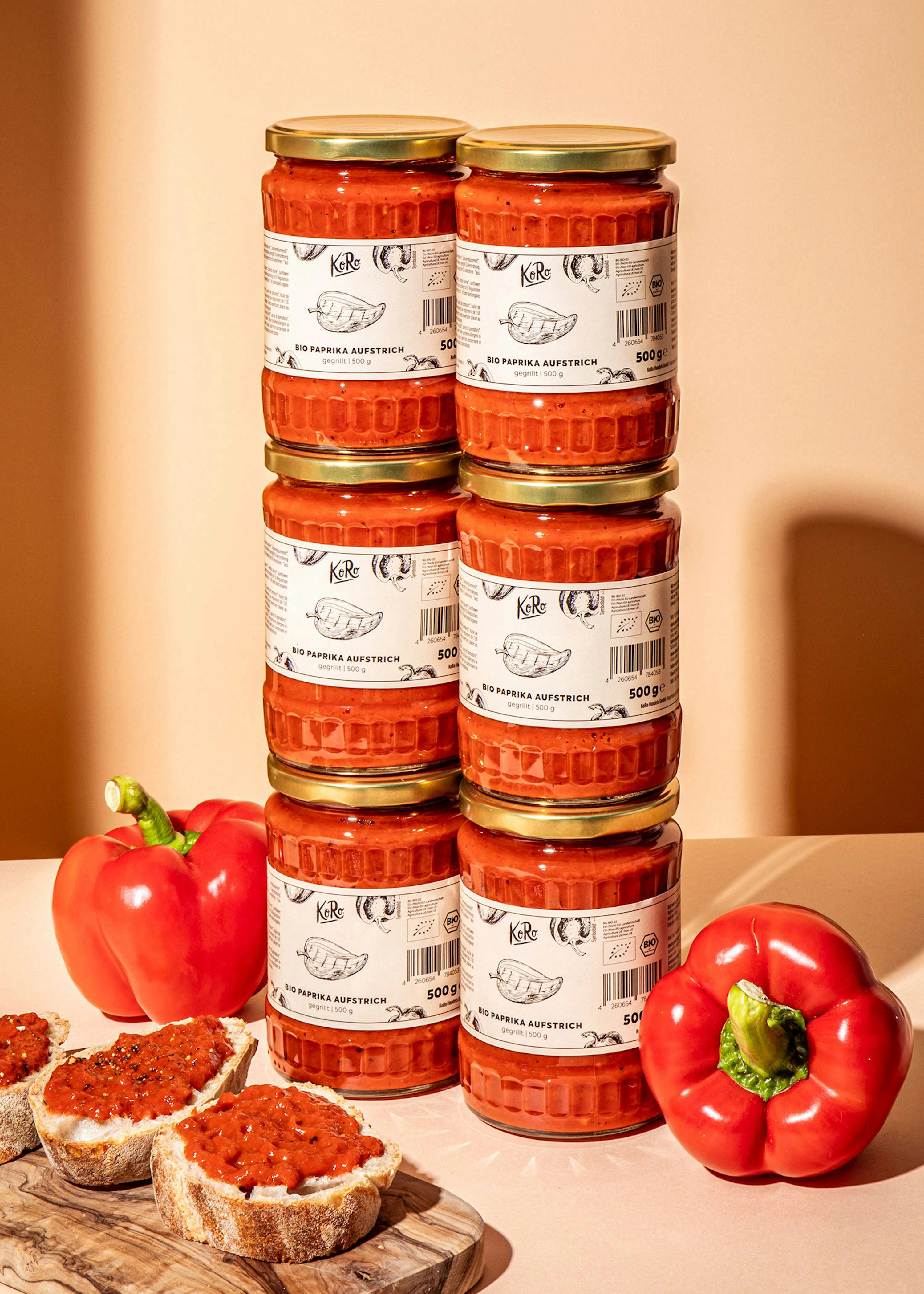 Bio Paprika Aufstrich Roasted Pepper 6 x 500 g