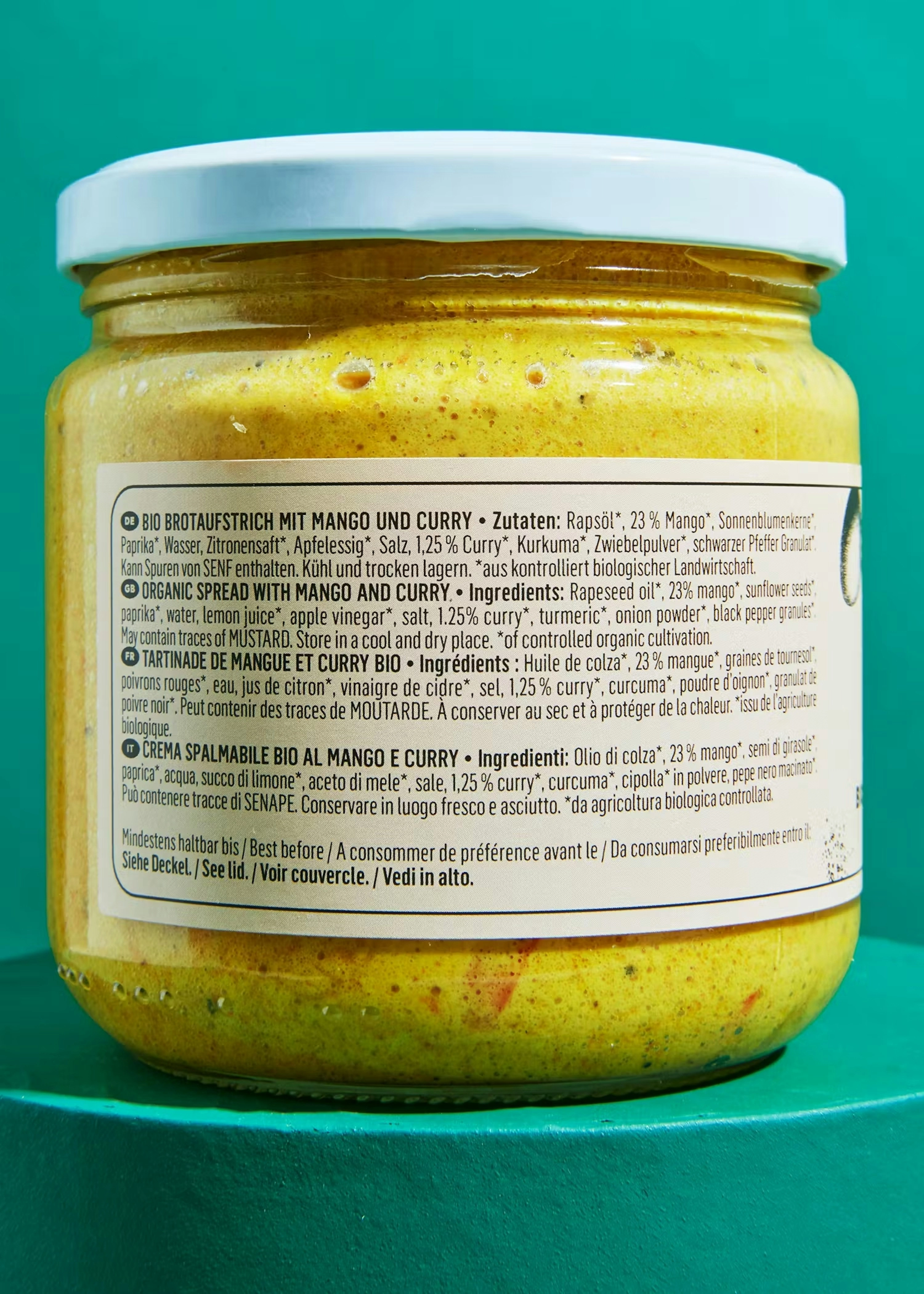 Bio Mango-Curry Aufstrich 6 x 380 g